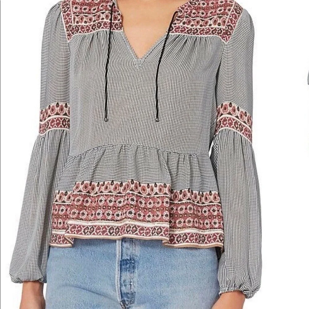 Veronica Beard silk Rosie top size 6 - Picture 3 of 9